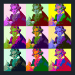 Ludwig Van Beethoven Pop Art Poster<br><div class="desc">Beethoven (1770-1827) war ein klassischer und romantischer Komponist und Pianist</div>