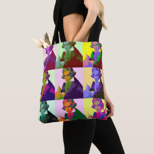 Ludwig Van Beethoven Pop Art Tote Tag
