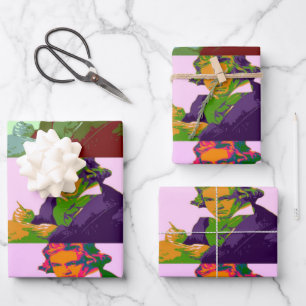Ludwig Van Beethoven Pop Art Wrapping Paper Sheets Geschenkpapier Set
