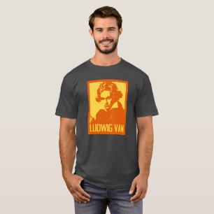 Ludwig Van Beethoven Pop Kunst, Dichtung und Musik T-Shirt
