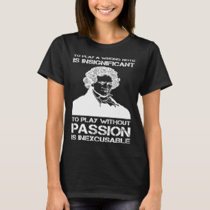 Ludwig van Beethoven Portrait Pianisten Piano Play T-Shirt