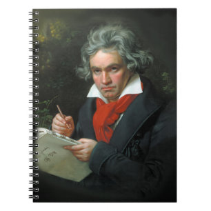 Ludwig van Beethoven Portrait Vintag Notizblock