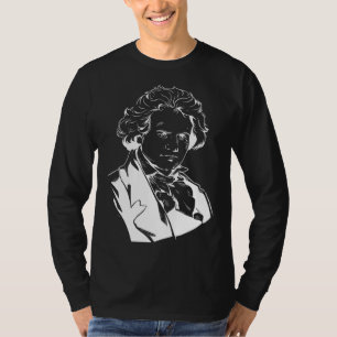 Ludwig van Beethoven Porträt Pianisten Klavierspie T-Shirt
