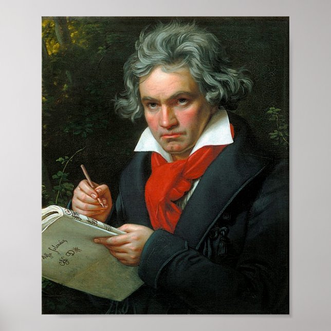 Ludwig Van Beethoven Poster (Vorne)