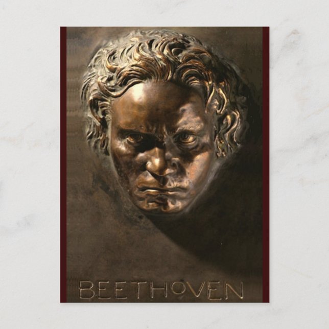 Ludwig van Beethoven Postkarte (Vorderseite)