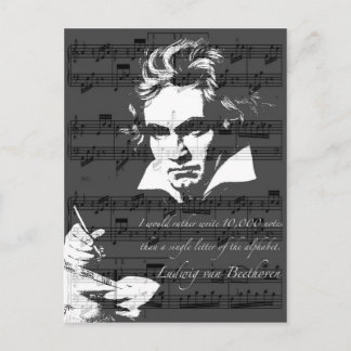 Ludwig van Beethoven Postkarte