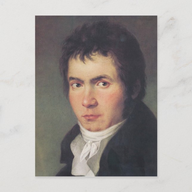 Ludwig van Beethoven Postkarte (Vorderseite)