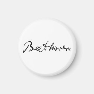 Ludwig van Beethoven Unterschrift Autogramm klassi Magnet