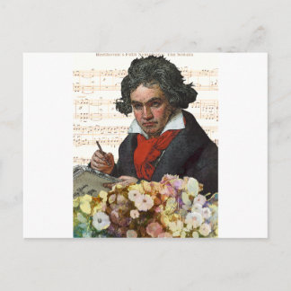 Ludwig von Beethoven Mashed Postkarte