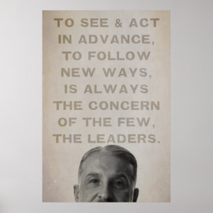 Ludwig von Mises-Führer-Druck Poster