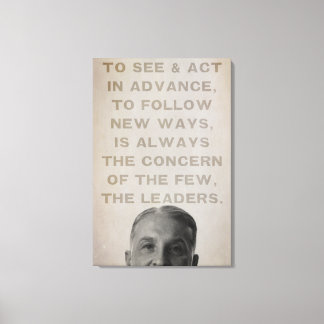 Ludwig von Mises Leaders Canvas Print Leinwanddruck
