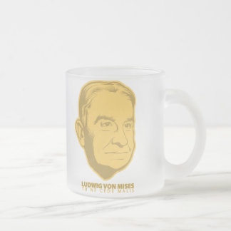 Ludwig von Mises Mug Mattglastasse