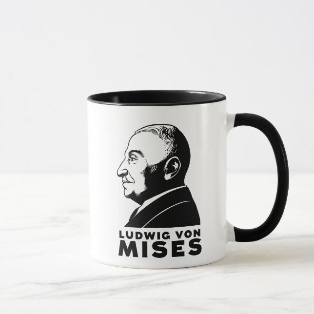 Ludwig von Mises Mug Tasse (Rechts)