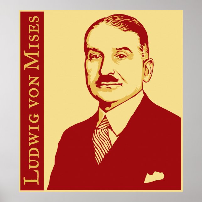 Ludwig von Mises Poster (Vorne)