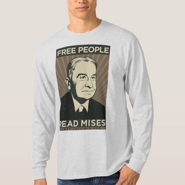 Ludwig von Mises T-Shirt (Vorderseite)
