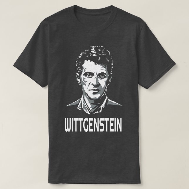 Ludwig Wittgenstein Österreichischer Philosoph T-Shirt (Design vorne)
