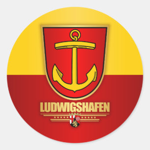 Ludwigshafen Runder Aufkleber
