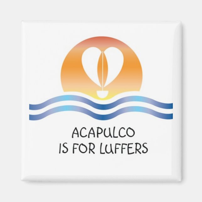 Luffers Sunset_Acapulco-Magnet Magnet (Vorne)