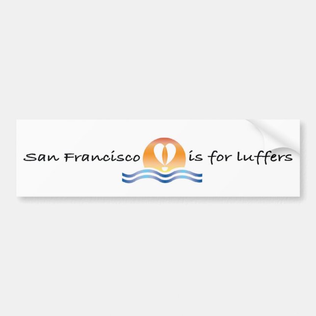 Luffers Sunset_San Francisco Autoaufkleber (Vorne)