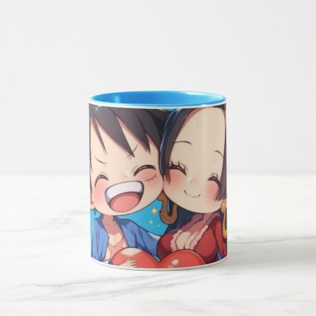 Luffy & Boa Hancock Anime Mug Tasse (Zentrum)