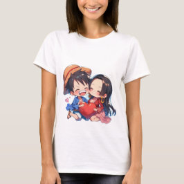 Luffy & Boa Hancock Damen-T-Shirt T-Shirt