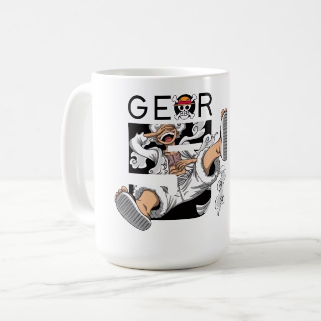 Luffy Sweatshirt/ Kaffeetasse (Vorderseite Links)