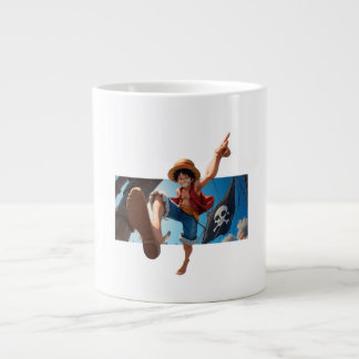 Luffy und der Pirat  Jumbo-Tasse