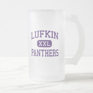 Lufkin - Panther - Highschool - Lufkin Texas Mattglas Bierglas