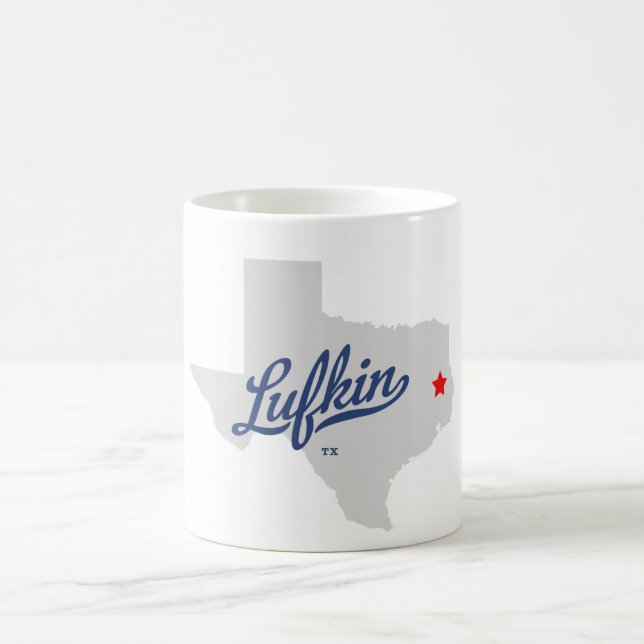 Lufkin Texas TX Shirt Kaffeetasse (Mittel)