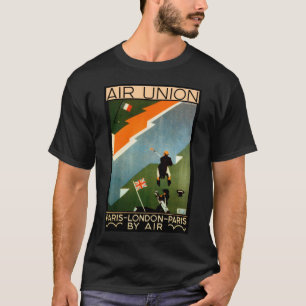 Luft-Gewerkschaft ~ Paris-London-Paris auf dem T-Shirt
