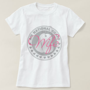 Luft-nationaler Schutz-Ehefrau T-Shirt