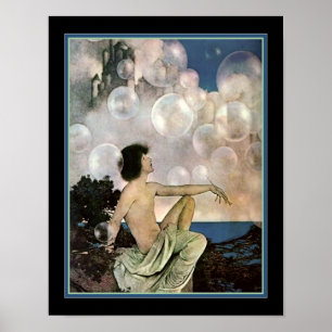 "Luft-Schlösser" CA Maxfield 1904 Parrish Poster