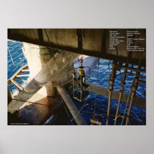 "Luft-Tauchen-" Druck Poster