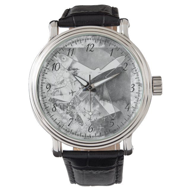 Luft und Stahl. Armbanduhr (Vorderseite)