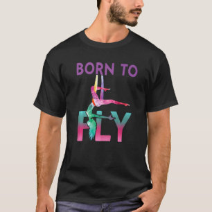 Luft-Yoga-Akrobatik-Sport-Aerialist-Gymnastik B T-Shirt