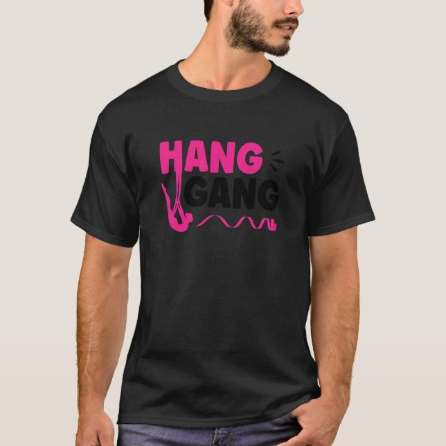 Luft-Yoga Luft-Seide Luftakrobatin 3 T-Shirt (Vorderseite)