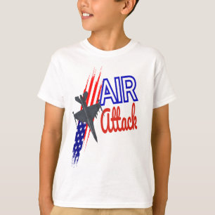 LUFTANGRIFF AMERIKANISCHER FLAGKIDS T - SHIRT