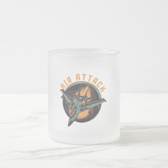LUFTANGRIFF MATTGLASTASSE (Mittel)