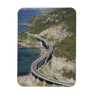 Luftansicht der Sea Cliff Bridge in der Nähe von W Magnet