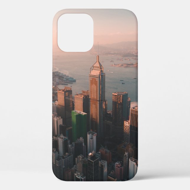 LUFTANSICHT DER STADT Case-Mate iPhone HÜLLE (Rückseite)
