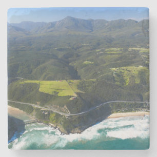 Luftansicht des Keurbooms River, Garden Route Steinuntersetzer