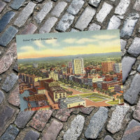 Luftansicht Savannah GA Retro