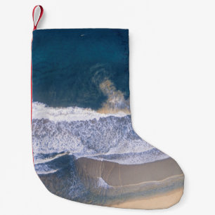 LUFTANSICHTIGE FOTOGRAFIE VOM STRANDUFER KLEINER WEIHNACHTSSTRUMPF