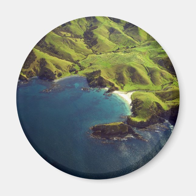 Luftaufnahme aus Northland, Neuseeland Magnet (Vorne)