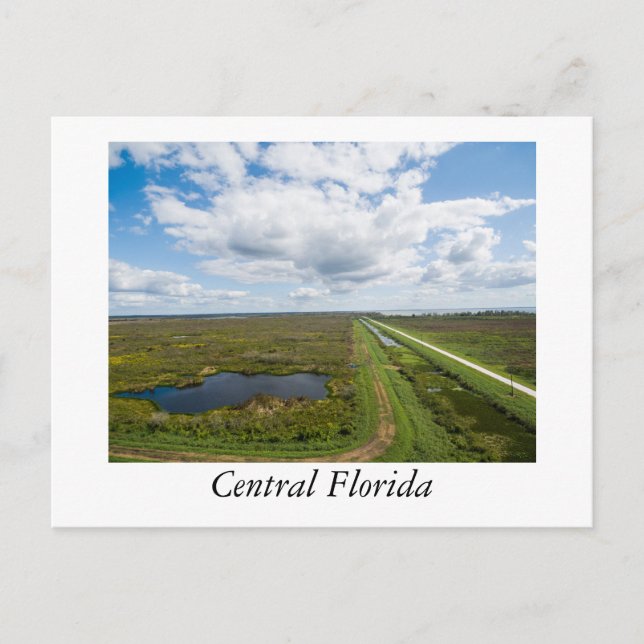 Luftaufnahme Central Florida Postkarte (Vorderseite)