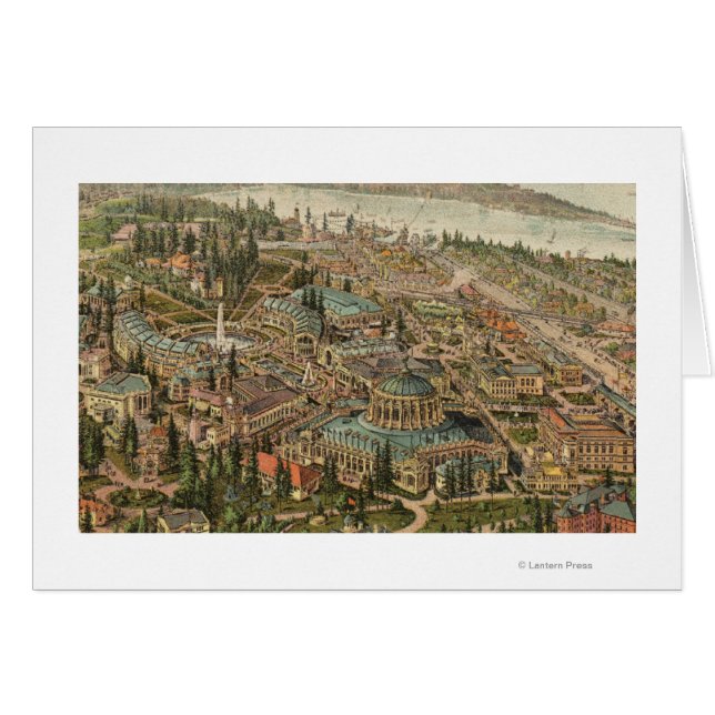 Luftaufnahme der Alaska Yukon Pacific Expo (Vorderseite (Horizontal))