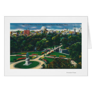 Luftaufnahme der allgemeinen Gärten, Beacon Hill