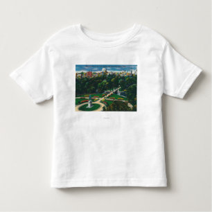 Luftaufnahme der allgemeinen Gärten, Beacon Hill Kleinkind T-shirt