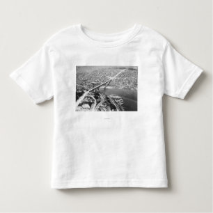 Luftaufnahme der Aurora-Brücke Kleinkind T-shirt