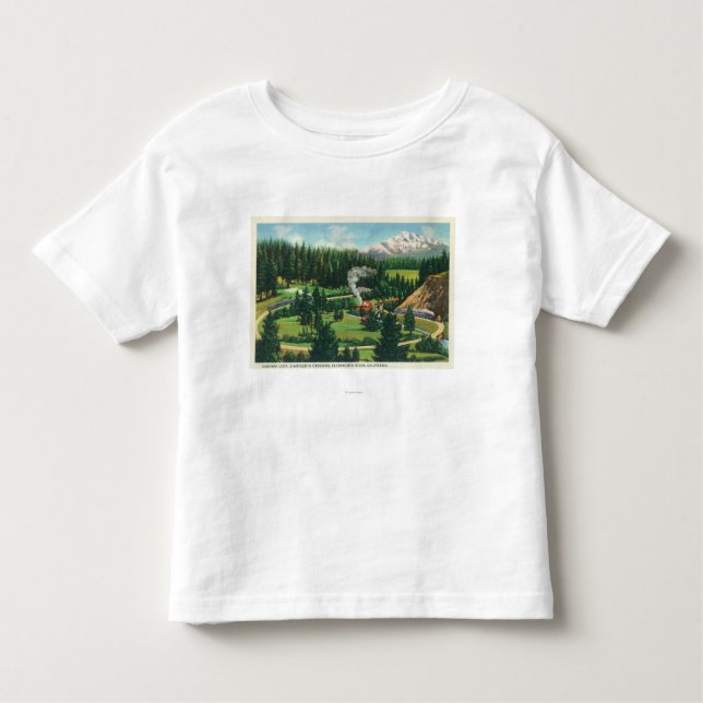 Luftaufnahme der Cantara Schleife, Sacramento Kleinkind T-shirt (Vorderseite)